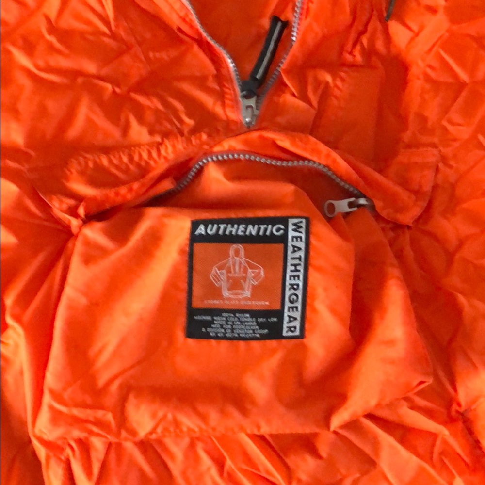 Men’s overwear fold up rain jacket